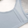 thumbnail image 5 of Women's Front-Closure Comfort Bra - Soft Wireless Bralette for Mature Women | Hontri | Women's Fashionable And Casual Front Underwear for Elderly People (Grey | 36), 5 of 7