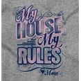 thumbnail image 2 of My House My Rules Funny Mom Quote Women Plus Size Crewneck Sweatshirt Brisco Brands 3X, 2 of 5