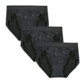 thumbnail image 2 of Fem Intimates Culotte Échancrée Sans Coutures à Imprimé de Designer - Lot de 3, 2 of 4