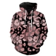 thumbnail image 1 of Sudadera con cremallera y estampado de leopardo en 3D para hombres y niños, sudaderas con gráficos de animales estilo Harajuku, sudaderas casuales holgadas con capucha para la calle., 1 of 6