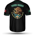 thumbnail image 3 of Mostprints Custom Mexico Baseball Jerseys Mexican Eagle & Flag Shirt for Teams, Mexico Shirts for Men & Women Size S-5XL (5XL), 3 of 3