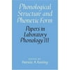 Phonological Structure and Phonetic Form, Used [Hardcover]