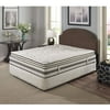 Continental Sleep, Medium Plush Fully Assembled Double Pillow Innerspring Mattress and 8" Box Spring with Pocketed Coil Technology, Queen Size