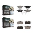 thumbnail image 1 of TEC Front Rear Ceramic Brake Pads Kit for Car Ford Focus KTC-100029, 1 of 10