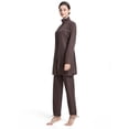 thumbnail image 4 of Wdgfv Women Modest Swimsuits Ruffle Full Coverage Arabic 2 Pieces Bathing Suit, 4 of 8