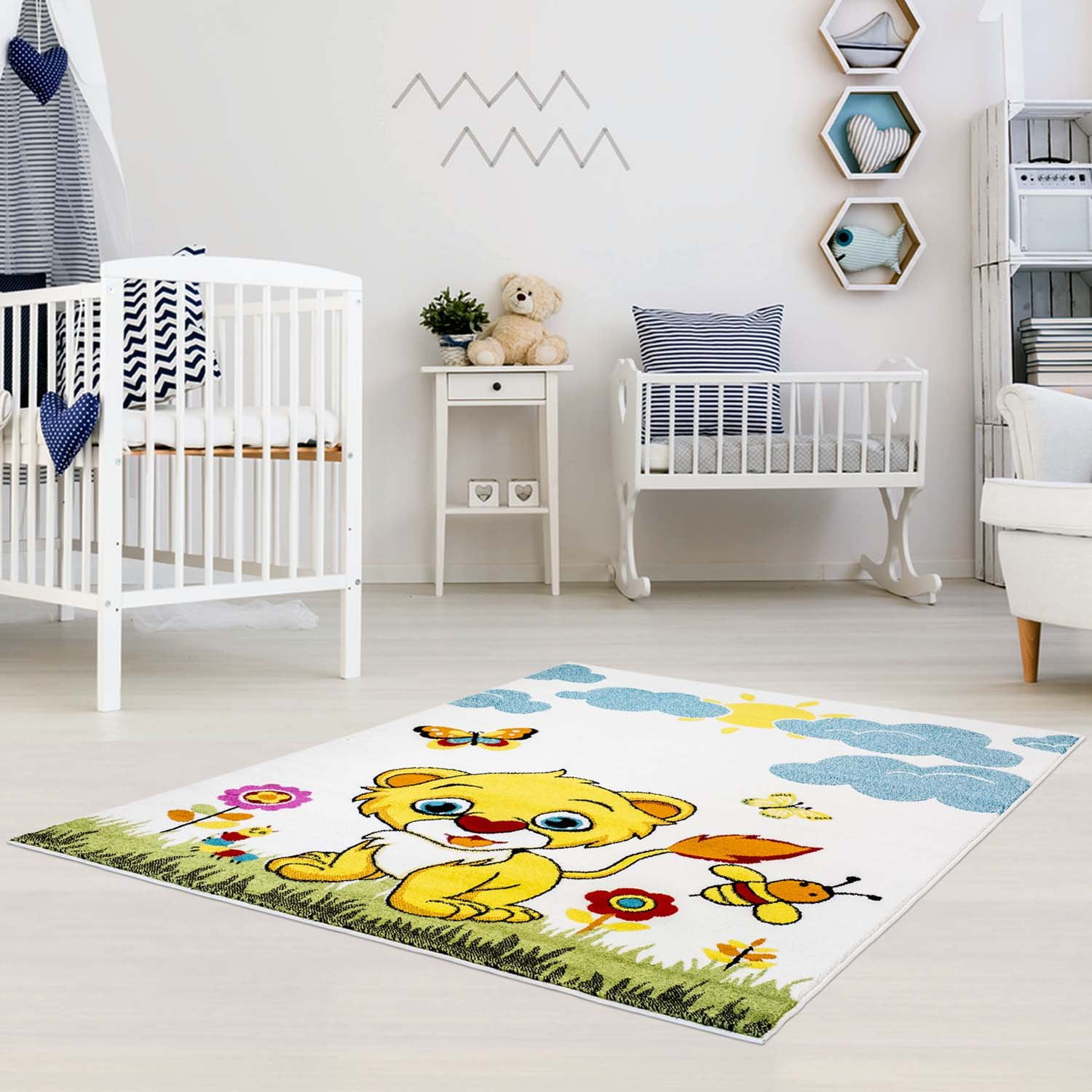 lion rug nursery