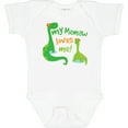 thumbnail image 3 of Inktastic My Memaw Loves Me Grandson Dinosaur Boys Baby Bodysuit, 3 of 5