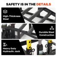 thumbnail image 4 of Wisykoke 2 PCS Hydraulic Car Ramp, 5T/12000 LBS Heavy-Duty Car Ramp, Portable Car Ramps for Oil Changes, 9.45"-13.78" Lifts, Car Lifts for Home Garage, Vehicle Auto Garage Repair, 4 of 7