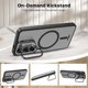 thumbnail image 4 of . Funda FDN InFrame Mag para Samsung S25 PLUS - Negro Transp, 4 of 8