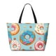 thumbnail image 2 of Fotbe Colorful Donut Bolsa de Viaje para Playa - Resistente al Agua, Bolsa Tote de Gran Capacidad y Ligera con 7 Bolsillos para Mujeres y Hombres, 2 of 7