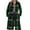 Green, variant on Busydd Jackets for Women Casual Comfy Lapel Button Long Sleeve Shirts for Women Fashion Long Plaid Jackets with Pockets S