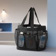 thumbnail image 4 of Mesh multi-pocket swimming bag, portable travel storage bag, tote bath bag, polyester beach bag, premium selection 064+066 pink combination., 4 of 5