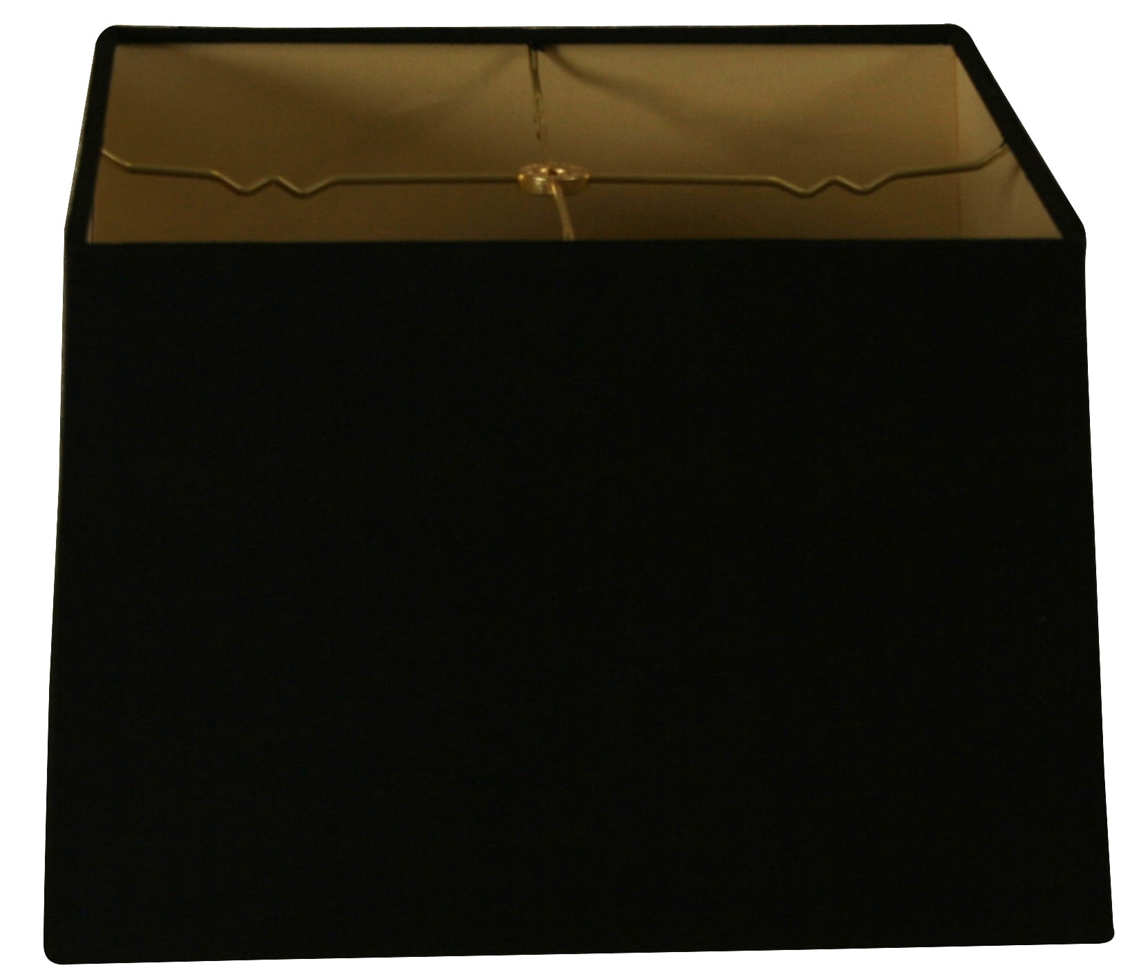Royal Designs 16" Square Hard Back Lamp Shade Linen Black - Walmart.com