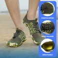 thumbnail image 2 of AUXDIQ Water Shoes Women Men Quick Dry Aqua Shoes Barefoot Beach Swim Shoes, Dark Green, 5 US, 2 of 6