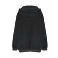 thumbnail image 4 of WJHWSX Hoodies for Women,Black Hoodie,Comfort Fit,Easy Care,Polyester,Black,XL(US:10), 4 of 5