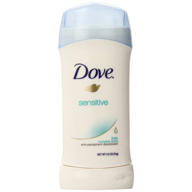 Dove AntiPerspirant Deodorant, Sensitive Skin 2.60 oz (Pack of 3