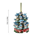 thumbnail image 2 of Neoyler Christmas Tree Decorations Acrylic Ornament Unique Design for Holiday Decor with Easy Hanging Great Gift for Family and Friends 3.9in Blue, 2 of 2