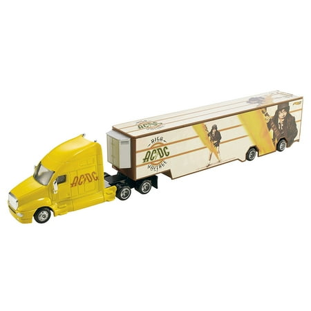 Hot Wheels Tour Haulers AC/DC Semi Truck & Trailer Vehicle