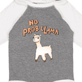 thumbnail image 4 of Inktastic No Prob Llama cute llama Boys or Girls Long Sleeve Baby Bodysuit, 4 of 5