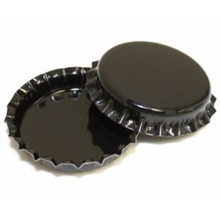 100 Black ON BOTH SIDES Bottle Caps New Unused Bottlecaps Colored 2 sided