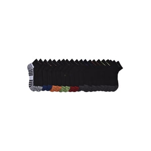 Athletic Works Boys Cushioned Ankle Socks, 10-Pack
