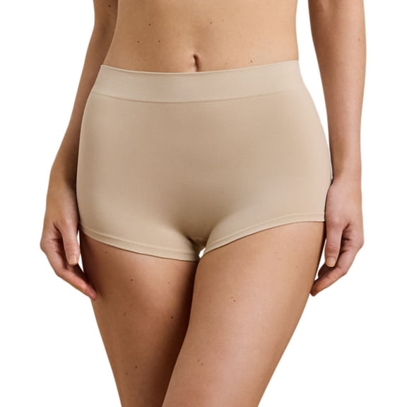 Ralph Lauren LIGHT TRUFFLE Seamless Boyshort Underwear, US Large