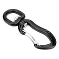 thumbnail image 4 of Hamaca de aluminio para escalada, hebilla de seguridad, mosquetón, gancho para colgar rápido (negro) YUNYI BRAND Deportes, 4 of 8