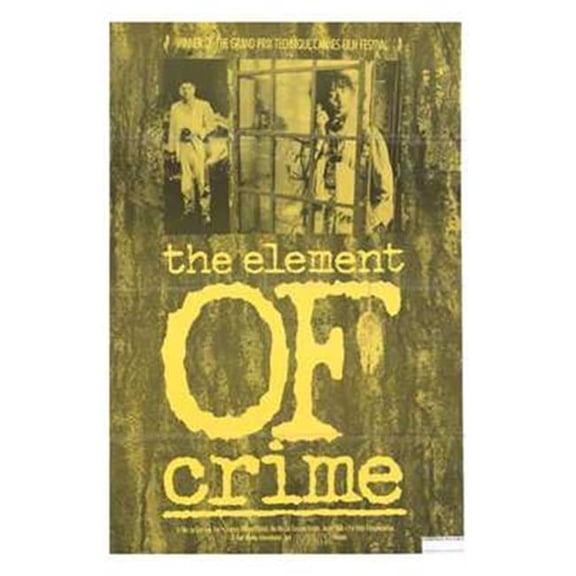 Posterazzi MOV203731 The Element of Crime Movie Poster - 11 x 17 in.