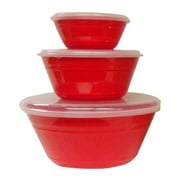Mainstays Summer Liberty 6pc Bowl Set - Red