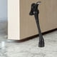 thumbnail image 1 of Uxcell 1-Pack Topes de Puerta, Tope de Puerta de Caída de Aleación de Aluminio de 6 Pulgadas con Altura Ajustable [Negro], 1 of 7