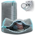 thumbnail image 1 of UEBSDVA 2 Bolsas Funda para Lavar tenis en Lavadora, Limpiador de Zapatos para Lavadora para Lavadora y Secadora, Bolsa Lavado Zapatos que Mantiene una Limpieza 360 &deg;Para Zapatillas de Deporte, 1 of 7