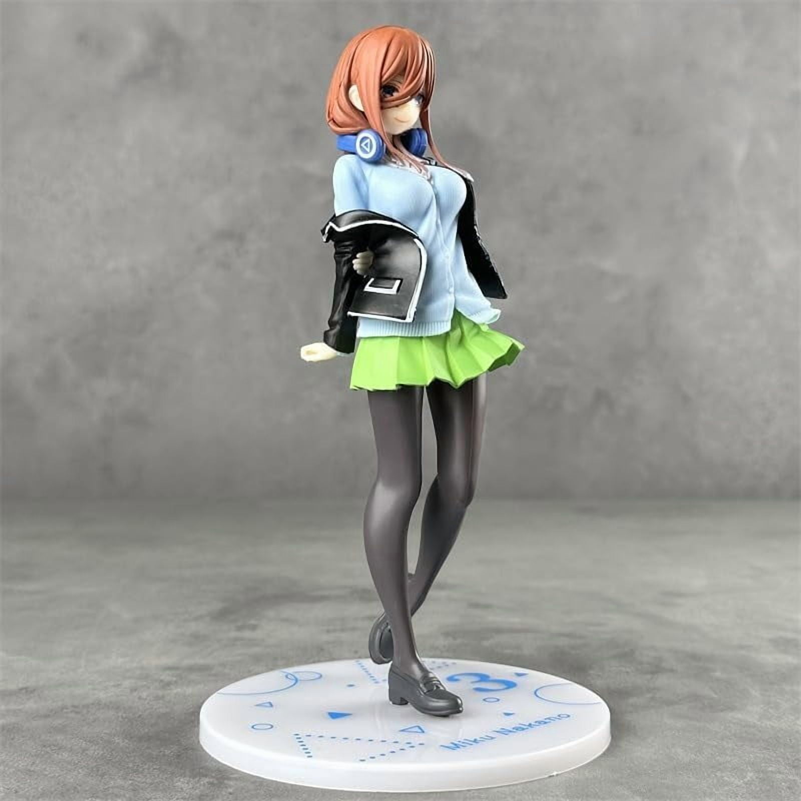 Newly Nakano Figure Standing Uniform Headset Nakano Action Figure 21cm/8.3inchPVC Handmade Anime Statue Model Decoration Gifts