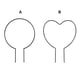 thumbnail image 4 of Kearding Marco de soporte para plantas DIY de 9,1x13,3 pulgadas, enrejado de Metal para jardín, flor, verduras, soporte de ratán rosa, soporte para Jardín y Patio Forma redonda Kearding HA004039-01, 4 of 6