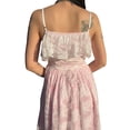 thumbnail image 5 of Qiylii Women Sling Dress, Spaghetti Strap Lacing Lace Patchwork Irregular Summer Midi Dress, 5 of 7