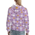 thumbnail image 2 of Hoodies for Women - pumpkin halloween ghost Comfrt Colour Drawstring Women'S Fashion Hoodies & Sweatshirts, Fall Outfits Clothes for Women 2024 Pullover with Kangaroo Pocket, 2 of 7