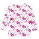 thumbnail image 4 of Blusas y camisas de cuello redondo y manga larga para niños, blusas/camisas de poliéster con estampado de corazones, mangas 3/4 y cuello redondo, elegantes e informales., 4 of 5