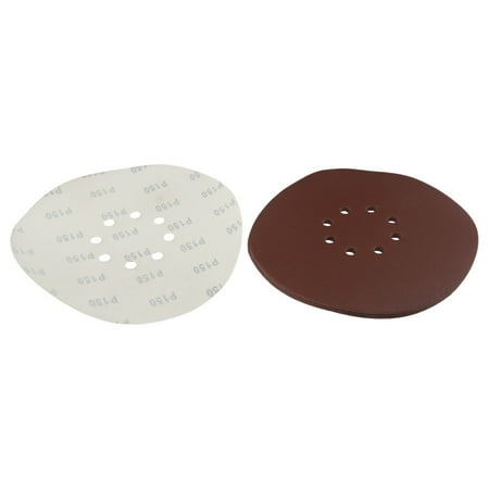 

9 Inch 8 Hole Red Sand 225Mm Velvet-Backed Disc Sandpaper Self-Adhesive Flocking 150#