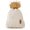 White, variant on Clearance! Baberdicy Womens Winter Knitted Hat with Faux Pom Warm Knit Cap for Women Black