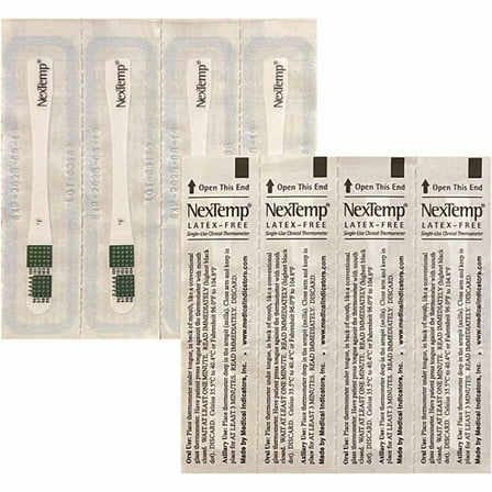 Medline NexTemp Clinical Thermometers, 8 Pack