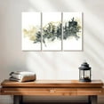 thumbnail image 2 of Elephant Stock Misty Hillside Ii Wall Art - Horizontal Multi Panel Canvas - Living Room Wall Decor - Abstract Multi Panel - Gray And Yellow Decor By June Erica Vess - 23" x 14", 2 of 4