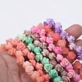 thumbnail image 4 of U8MO 10pcs Rose Flower 6mm 8mm 10mm Resin Artificial Coral Loose Beads DIY Jewelry-Green-10mm, 4 of 5