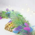 thumbnail image 4 of ADruer Easter Tinsel Garland Decorations - 6.6ft Metallic Glitter Twist Hanging Garlands for Easter Tree, Fireplace Mantel, Front Door - Easter Ornaments for Home Decors - Wall Wreath (3pc), 4 of 7