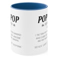 thumbnail image 2 of 'POP POP' - The Distinguished Grandpa Accent Coffee Mug, 11oz, 2 of 4