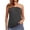 Grey, variant on YAYUBA Women's Summer Tube Tops Casual Strapless Tops Loose Sleeveless Going Out Bandeau Tank Shirts, Black, M