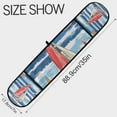 thumbnail image 3 of Yayeee Double Oven Mitt Kitchen Heat Resistant Baking 35" x7" Quilted Glove, Red Sailboats, 3 of 6