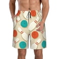 thumbnail image 1 of Fotbe Vintage Bowling Trajes de Baño Estampados para Hombre, Shorts de Verano de Secado Rápido, Ropa de Playa, Bañadores-3X-Large, 1 of 6