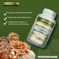thumbnail image 2 of Nature's Lab Gold Mushroom 7 Organic Blend - 90 Capsules (45 Servings) - Benefits the Immune System, Cell Function and Endurance*, 2 of 8