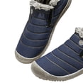 thumbnail image 3 of Botas de tobillo para hombre Botas de nieve de invierno cálidas de felpa Botas de senderismo impermeables transpirables, 3 of 9