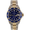 Pre-Owned Mens Two Tone Submariner Blue Dial, Rotating Bezel, Stainless Steel & 18kt Yellow Gold Oyster Band, 40mm