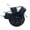 Black, variant on Handmade Vintage Look Headpiece With Polyester Fiber Comfortable and Stylish Fascinator For Races And Afternoon Teas